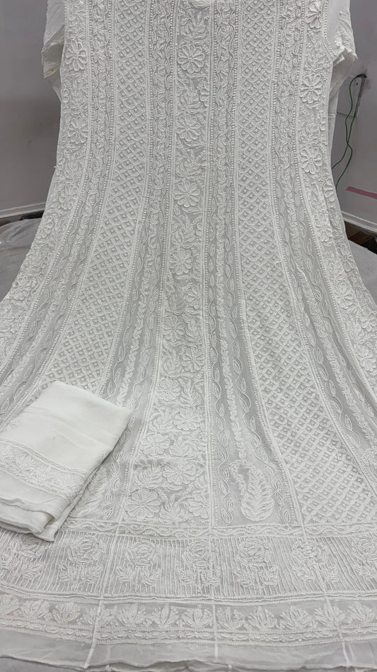 Unstitched Anarkali Kurta Material