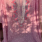 Unstitched Chikankari Material Embroidered